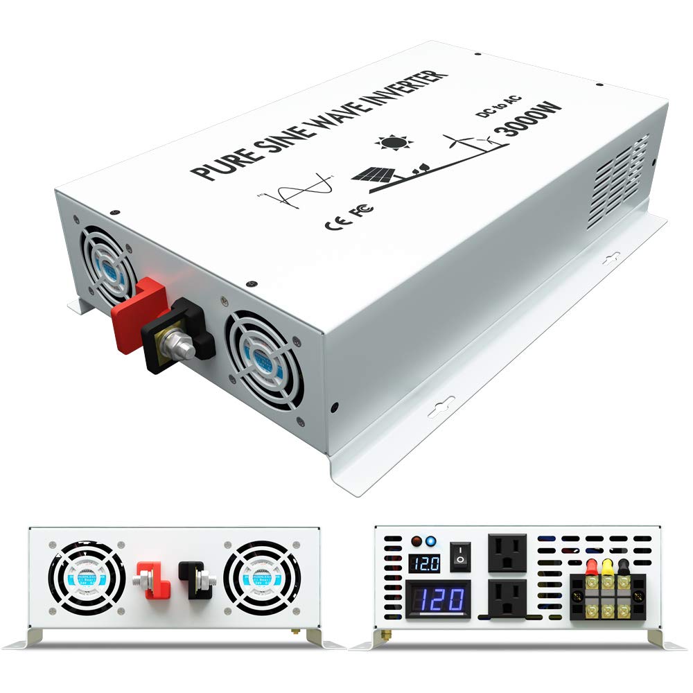 Pure Sine Wave Inverter Power  - огляд і ціна Inverter Pure Sine Wave 60Hz 120V 3000W