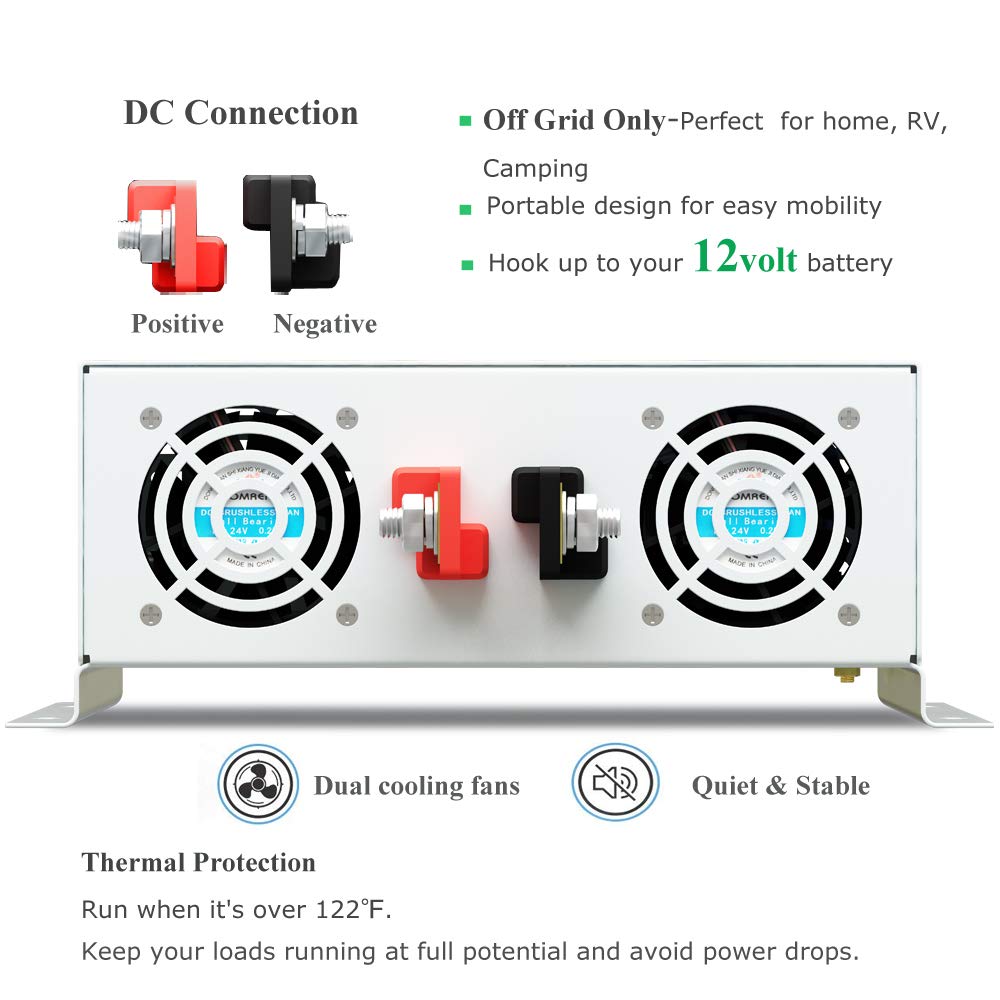 Pure Sine Wave Inverter Power  - огляд і ціна Inverter Pure Sine Wave 60Hz 120V 3000W