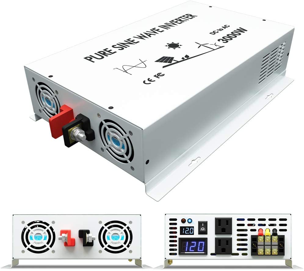 Pure Sine Wave Power Inverter  - огляд і ціна Inverter Pure Sine Wave 60Hz 120V 3000W